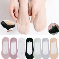 No Show Socks Womens Ultra Low Cut Liner Socks Non Slip Hidden Invisible for Flats Boat