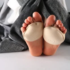 Non-Slip Metatarsal Pads – Soft Cushions for Forefoot Pain Relief, Breathable Pressure-Relief Pads for High Heels and Daily Comfort, Available in Beige and Black
