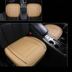 Non-slip PU Leather Car Seat Covers Breathable Car Front Seat Cushion Universal Car Interior Accessories 1PCs