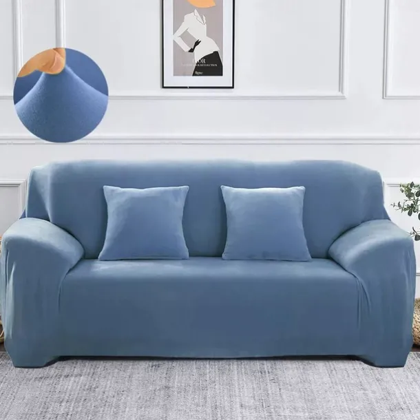 Non-slip Sofa Cover Thicken Plush Elastic All-inclusive Sofa Protector for Autumn Winter coffee Single seat