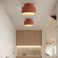 Nordic Minimalist Ceiling Lights Balcony Personality Japanese Ceiling Lamps Cloakroom Wabi-sabi Decor Flush Mount Ceiling Lighting Bar B&B Cafe Fixture E27 110-240V