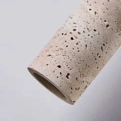 Nordic Modern Natural Stone Pendant Lamp E27 Light Source Single Head Ceiling Lamp Wooden Bedroom Bedside Hanging Line Lamp 24cm 85-265V