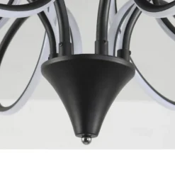 Nordic Style Ceiling Light Dimmable Lustre 6 Lights Chandelier Flower Design LED Ceiling Light Ceiling Lamp 220-240V