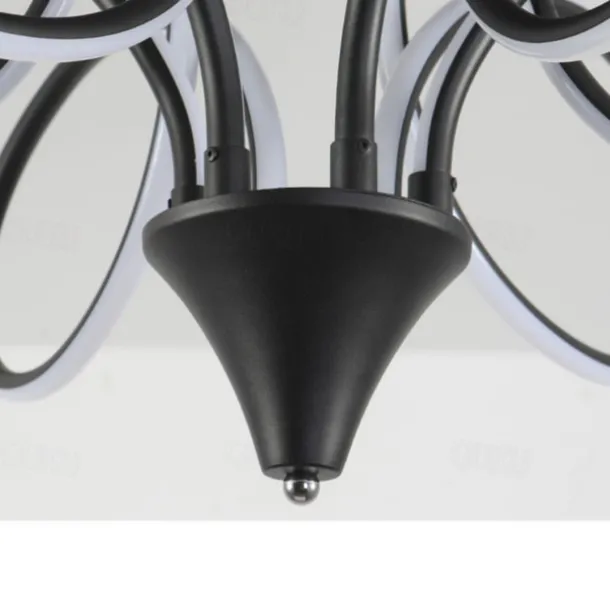 Nordic Style Ceiling Light Dimmable Lustre 6 Lights Chandelier Flower Design LED Ceiling Light Ceiling Lamp 220-240V