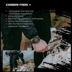 NORTH EDGE Men Digital Watch Outdoor Sports Compass Stopwatch Alarm Clock Date Nylon Strap Watch