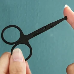 Nose Hair Scissors Stainless Steel Round Head Beauty Trimmer Nose Hair Trimmers Portable Ergonomics Nose Hair Cutter Tools