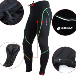 Nuckily Men's Cycling Jacket with Pants Fleece Jacket Winter Thermal Warm Windproof 3D Pad Breathable Bike Windbreaker Clothing Suit Mountain Bike MTB Road Bike Cycling Green Red Blue Bike Wear