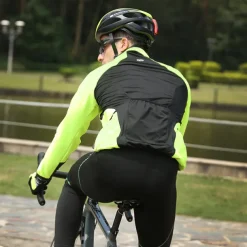Nuckily Men's Cycling Jacket with Pants Fleece Jacket Winter Thermal Warm Windproof 3D Pad Breathable Bike Windbreaker Clothing Suit Mountain Bike MTB Road Bike Cycling Green Red Blue Bike Wear