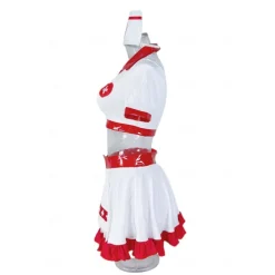 Nurse Halloween Cosplay Costume Mini Skirt Uniform Sexy Costume Adults' Women's Carnival Masquerade Mardi Gras Performance Party Halloween Easy Halloween Costumes Dress Up