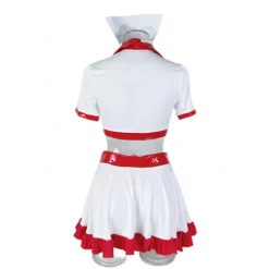 Nurse Halloween Cosplay Costume Mini Skirt Uniform Sexy Costume Adults' Women's Carnival Masquerade Mardi Gras Performance Party Halloween Easy Halloween Costumes Dress Up