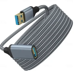 Nylon Braided USB 3.0 Male To Female High-speed Transmission Data Cable Computer Hard Drive Camera Printer Extension Cable