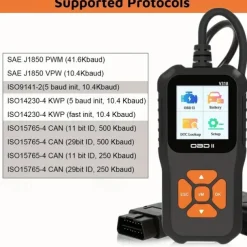 OBD2 Car Scanner Diagnose Vehicle Faults Instantly With Color Screen & Fault Code Reader