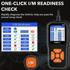 OBD2 Car Scanner Diagnose Vehicle Faults Instantly With Color Screen & Fault Code Reader