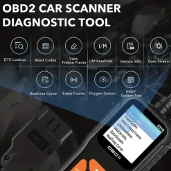 OBD2 Car Scanner Diagnose Vehicle Faults Instantly With Color Screen & Fault Code Reader