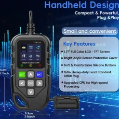 OBD2 Scanner Diagnostic Tool Enhanced Check Engine Code Reader with Reset OBDII/EOBD Car Diagnostic Scan CAN Tools for All Vehicles After 1996