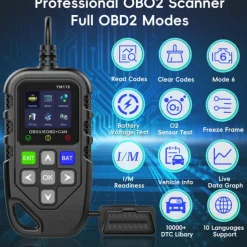 OBD2 Scanner Diagnostic Tool Enhanced Check Engine Code Reader with Reset OBDII/EOBD Car Diagnostic Scan CAN Tools for All Vehicles After 1996