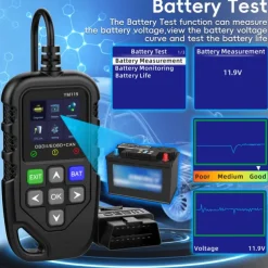 OBD2 Scanner Diagnostic Tool Enhanced Check Engine Code Reader with Reset OBDII/EOBD Car Diagnostic Scan CAN Tools for All Vehicles After 1996