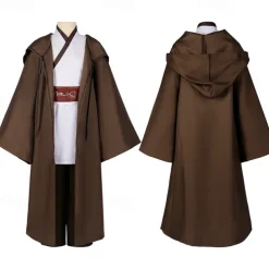 Obi-Wan Kenobi Jedi Knight Cosplay Costume Outfits Costume Cosplay Movie Cosplay for Men's Boys Adults Kid's Carnival Masquerade