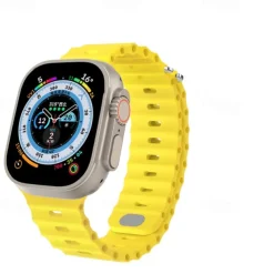 Ocean Band Compatible with Apple Watch band 38mm 40mm 41mm 42mm 44mm 45mm 49mm Waterproof Adjustable Women Men Silicone Strap Replacement Wristband for iwatch Series Ultra 8 7 6 5 4 3 2 1 SE