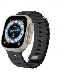 Ocean Band Compatible with Apple Watch band 38mm 40mm 41mm 42mm 44mm 45mm 49mm Waterproof Adjustable Women Men Silicone Strap Replacement Wristband for iwatch Series Ultra 8 7 6 5 4 3 2 1 SE