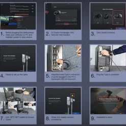 Oculus Quest2 Link Cable Computer VR Game Console VR Glasses USB To Type-c Connection Cable