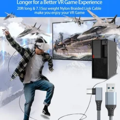 Oculus Quest2 Link Cable Computer VR Game Console VR Glasses USB To Type-c Connection Cable