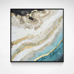 Oil Painting Handmade Hand Painted Wall Art Modern Marble Texture Abstract Home Decoration Decor Rolled Canvas No Frame Unstretched