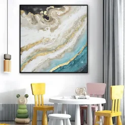 Oil Painting Handmade Hand Painted Wall Art Modern Marble Texture Abstract Home Decoration Decor Rolled Canvas No Frame Unstretched