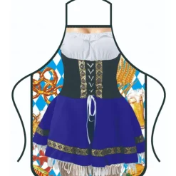 Oktoberfest Apron Dirndl Lederhosen Oktoberfest / Beer Bavarian Bavarian Couple Bavarian Munich Wiesn Wiesn Women's Traditional Style Cloth Apron