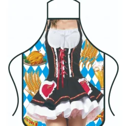 Oktoberfest Apron Dirndl Lederhosen Oktoberfest / Beer Bavarian Bavarian Couple Bavarian Munich Wiesn Wiesn Women's Traditional Style Cloth Apron