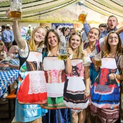 Oktoberfest Apron Dirndl Trachtenkleider Oktoberfest / Beer Bavarian Bavarian Traditional Style Wiesn Women's Traditional Style Cloth Apron
