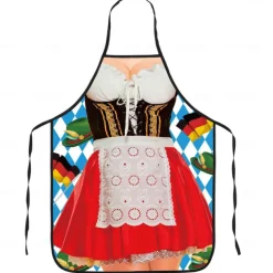 Oktoberfest Apron Dirndl Trachtenkleider Oktoberfest / Beer Bavarian Bavarian Traditional Style Wiesn Women's Traditional Style Cloth Apron
