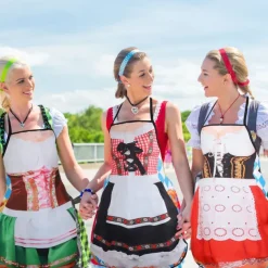 Oktoberfest Apron Dirndl Trachtenkleider Oktoberfest / Beer Bavarian Bavarian Traditional Style Wiesn Women's Traditional Style Cloth Apron