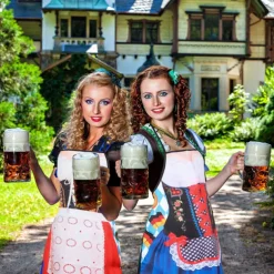 Oktoberfest Apron Dirndl Trachtenkleider Oktoberfest / Beer Bavarian Bavarian Traditional Style Wiesn Women's Traditional Style Cloth Apron