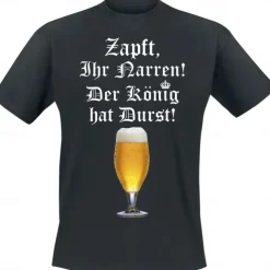 Oktoberfest Bavarian Beer T-shirt Basic Harajuku Graphic For Men's Women's Halloween Carnival Oktoberfest Beer Hot Stamping