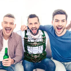 Oktoberfest Beer Bavarian T-shirt Lederhosen 3D Graphic For Men's Unisex Adults' Carnival Oktoberfest Beer 3D Print Casual Daily