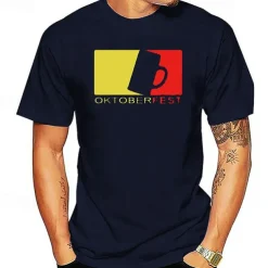 Oktoberfest Beer Craft Cosplay Costume T-shirt Anime Classic Street Style For Couple's Men's Women's Adults' Oktoberfest Beer Hot Stamping