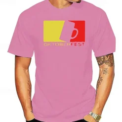 Oktoberfest Beer Craft Cosplay Costume T-shirt Anime Classic Street Style For Couple's Men's Women's Adults' Oktoberfest Beer Hot Stamping