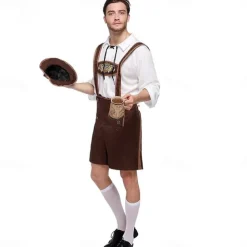 Oktoberfest Beer Oktoberfest Lederhosen Wiesn Traditional Style Wiesn Men's Traditional Style Cloth