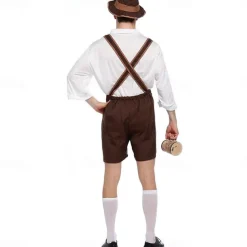 Oktoberfest Beer Oktoberfest Lederhosen Wiesn Traditional Style Wiesn Men's Traditional Style Cloth