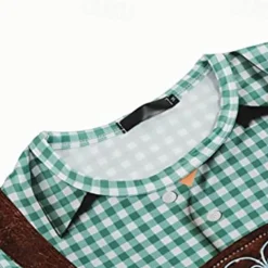 Oktoberfest Beer T-shirt Lederhosen Graphic For Men's Adults' Carnival Oktoberfest Beer 3D Print Party Vacation