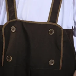 Oktoberfest Blouse / Shirt Lederhosen Bavarian Couple Oktoberfest Couple German Munich Wiesn Men's Traditional Style Cloth Top Shorts Hat