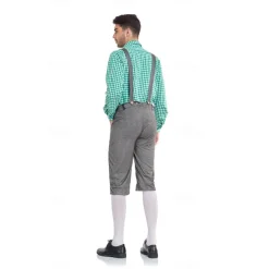 Oktoberfest Blouse / Shirt Lederhosen Oktoberfest / Beer Bavarian Bavarian Wiesn Men's Traditional Style Cloth Blouse Shorts Hat