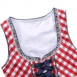 Oktoberfest Blouse / Shirt Dirndl Maid Oktoberfest Couple German Munich Wiesn Women's Traditional Style Cloth Top Dress Apron