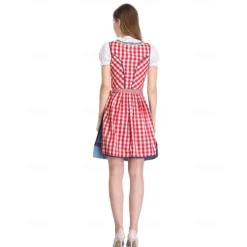 Oktoberfest Blouse / Shirt Dirndl Maid Oktoberfest Couple German Munich Wiesn Women's Traditional Style Cloth Top Dress Apron