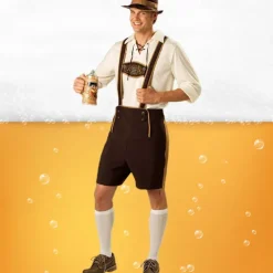 Oktoberfest Blouse / Shirt Lederhosen Oktoberfest / Beer Bavarian Bavarian German Wiesn Men's Traditional Style Cloth Blouse Shorts