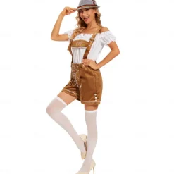 Oktoberfest Blouse / Shirt Lederhosen Alpine Hat Bavarian Bavarian German Wiesn Women's Traditional Style Cloth