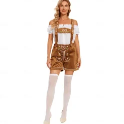 Oktoberfest Blouse / Shirt Lederhosen Alpine Hat Bavarian Bavarian German Wiesn Women's Traditional Style Cloth