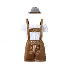 Oktoberfest Blouse / Shirt Lederhosen Alpine Hat Bavarian Bavarian German Wiesn Women's Traditional Style Cloth