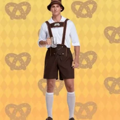 Oktoberfest Blouse / Shirt Lederhosen Oktoberfest / Beer Bavarian Bavarian German Wiesn Men's Traditional Style Cloth Blouse Shorts